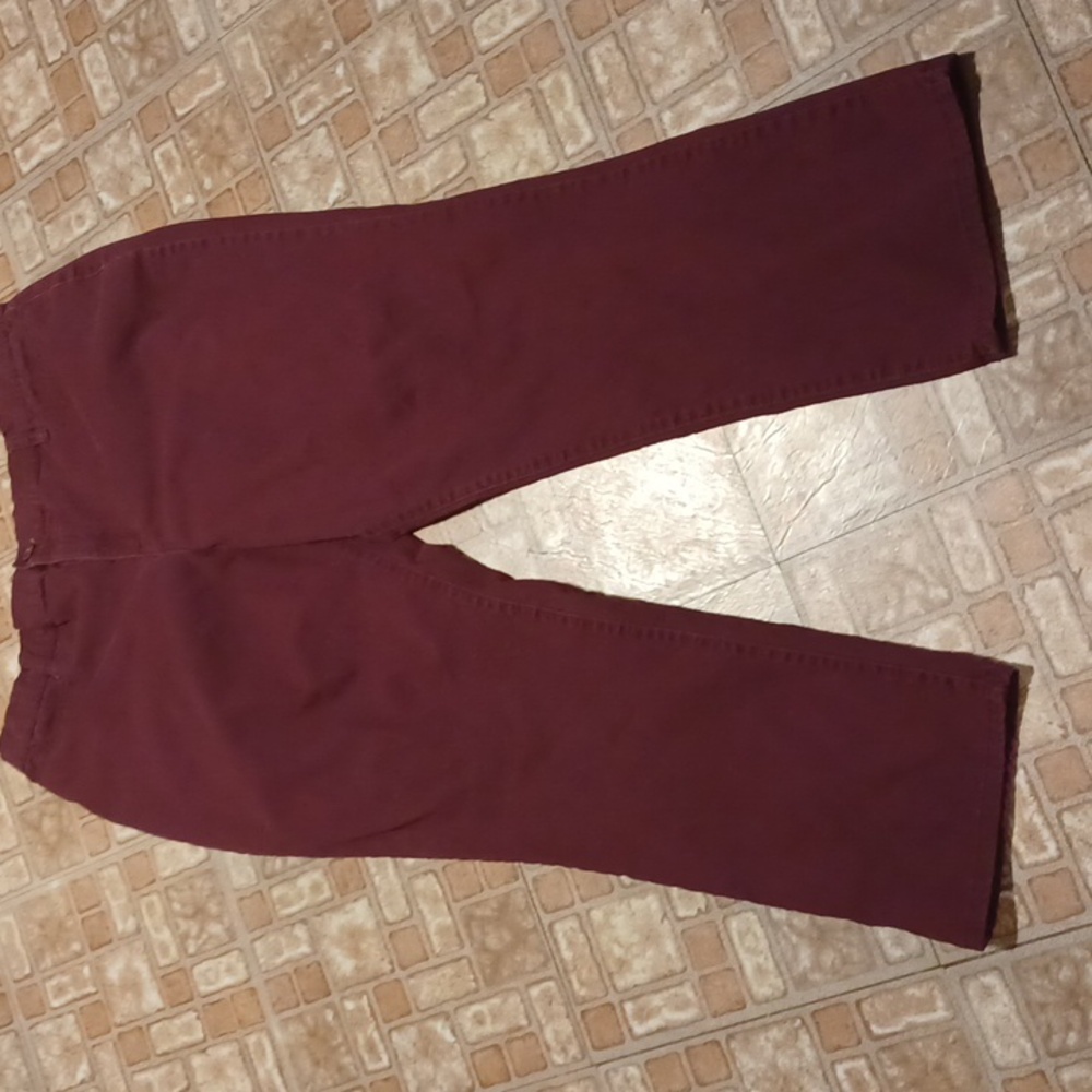 Gloria Vanderbilt Women's Burgundy Straight Leg Jeans
